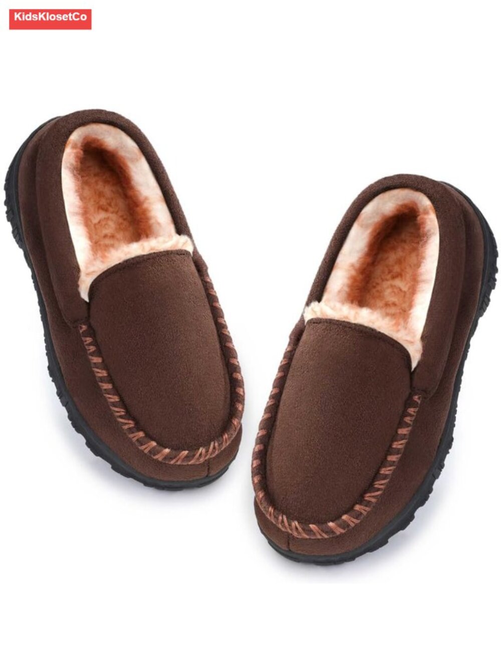 Kids Mocc Foam Slippers Nonslip Indoor Outdoor